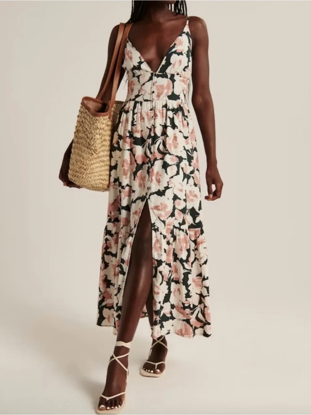 abercrombie button through maxi dress Button-Through Maxi Dress by Abercrombie and Fitch